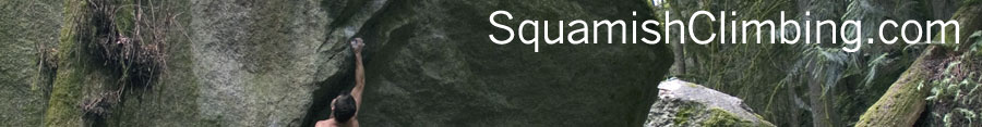 Squamish Climbing Header Logo Image of Climbing in Squamish